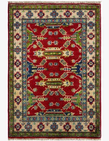 2' 2 x 3' 1 Hand Knotted Kazak Rug