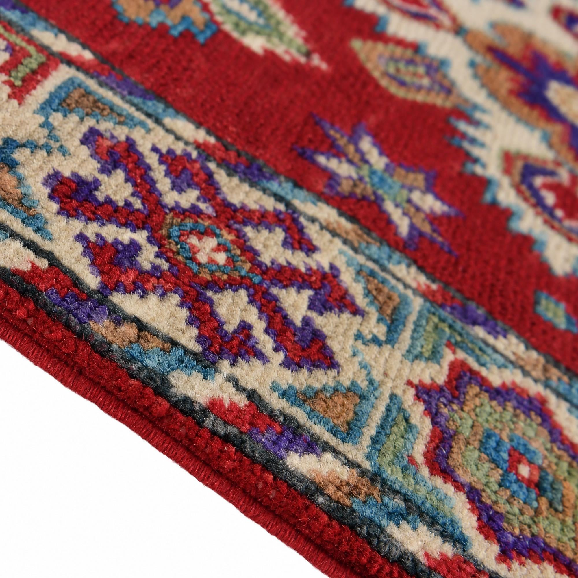 65cm x 90cm Hand Knotted Kazak Rug