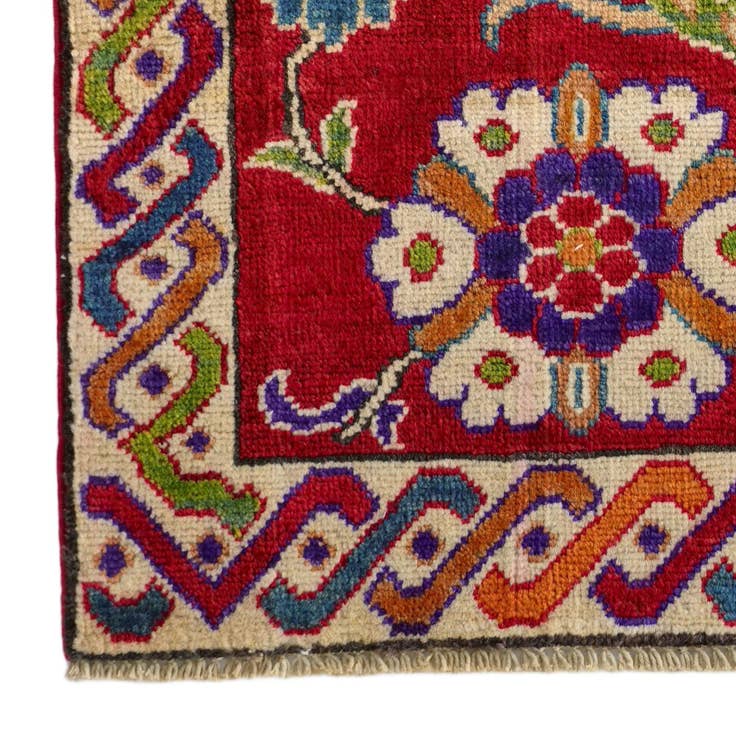 Detail image of 2' x 2' 11 Hand Knotted Kazak Rug