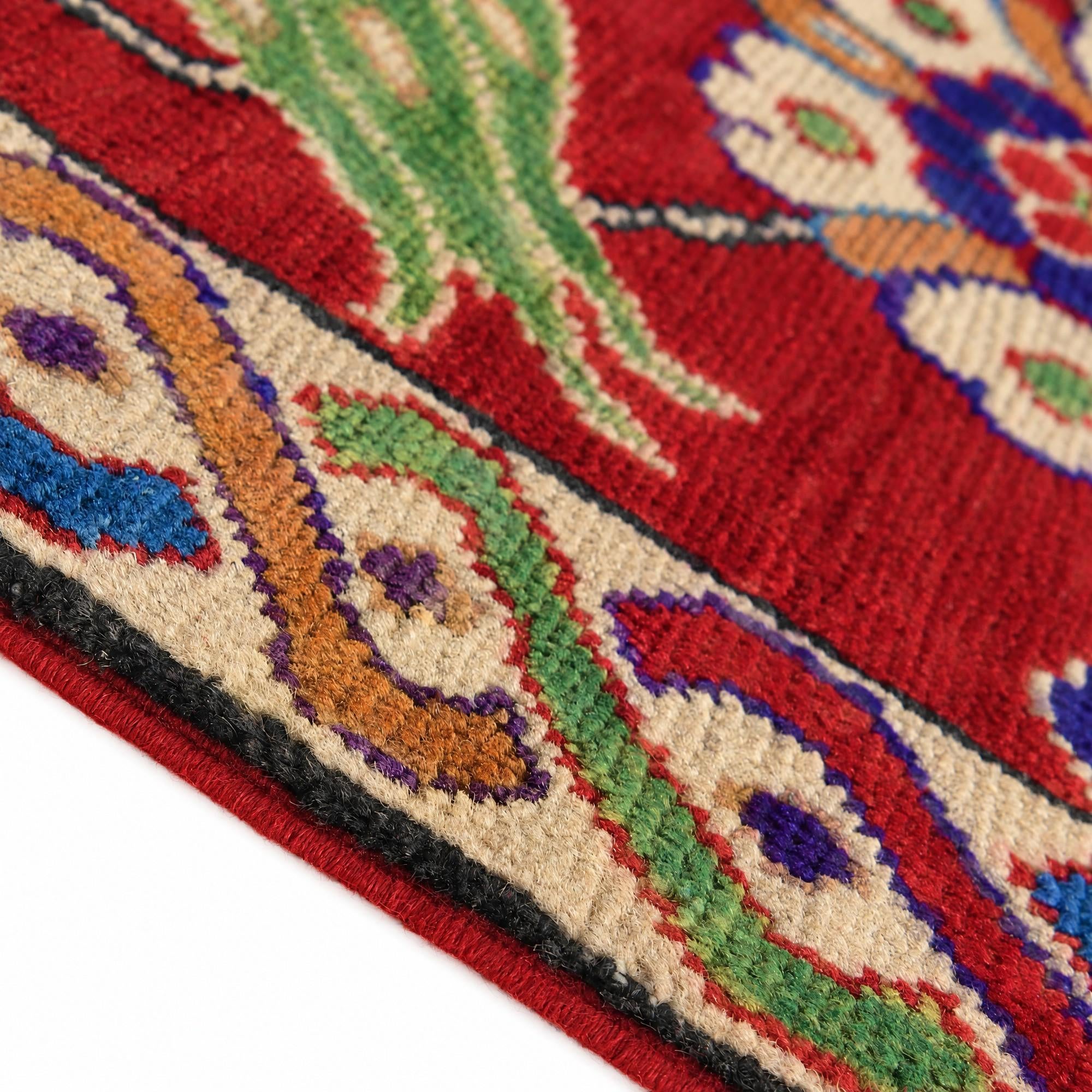 60cm x 90cm Hand Knotted Kazak Rug