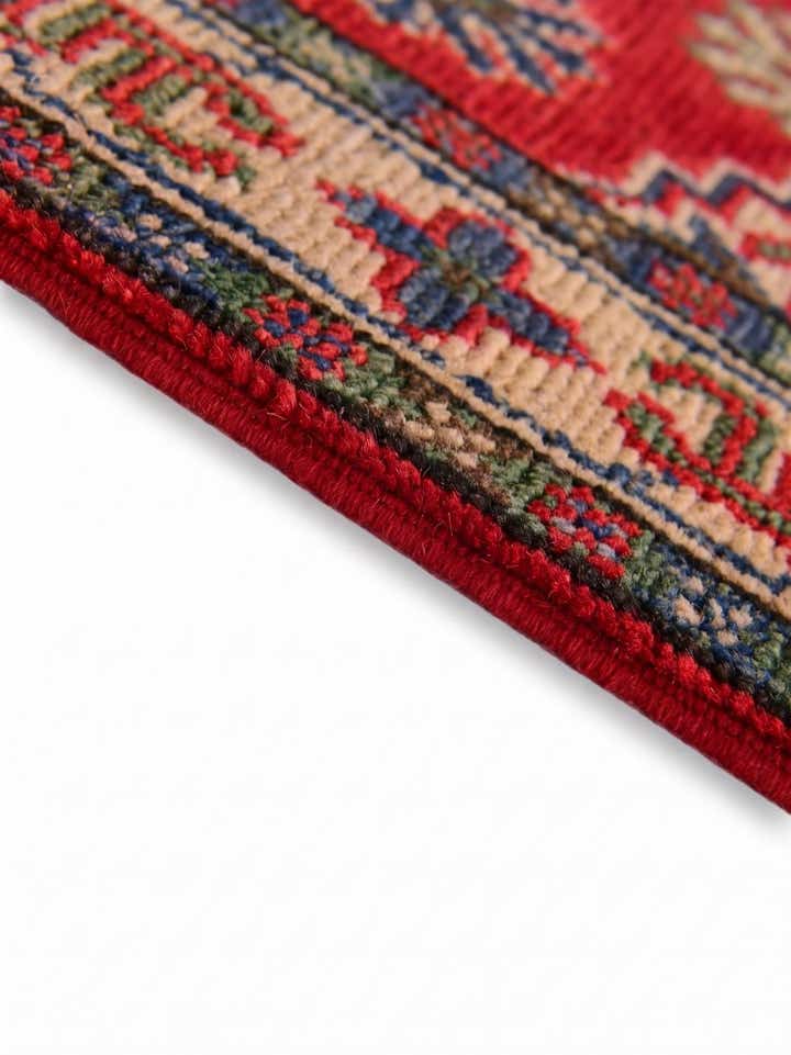 2' x 2' 11 Hand Knotted Kazak Rug