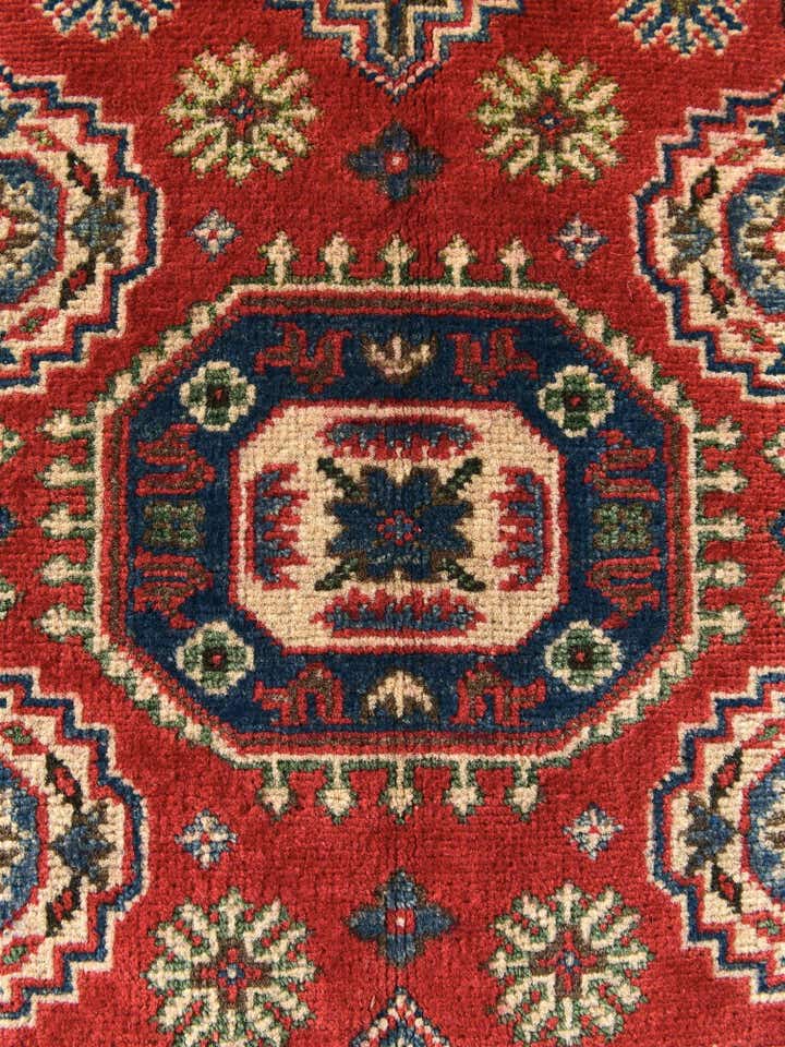 2' x 2' 11 Hand Knotted Kazak Rug