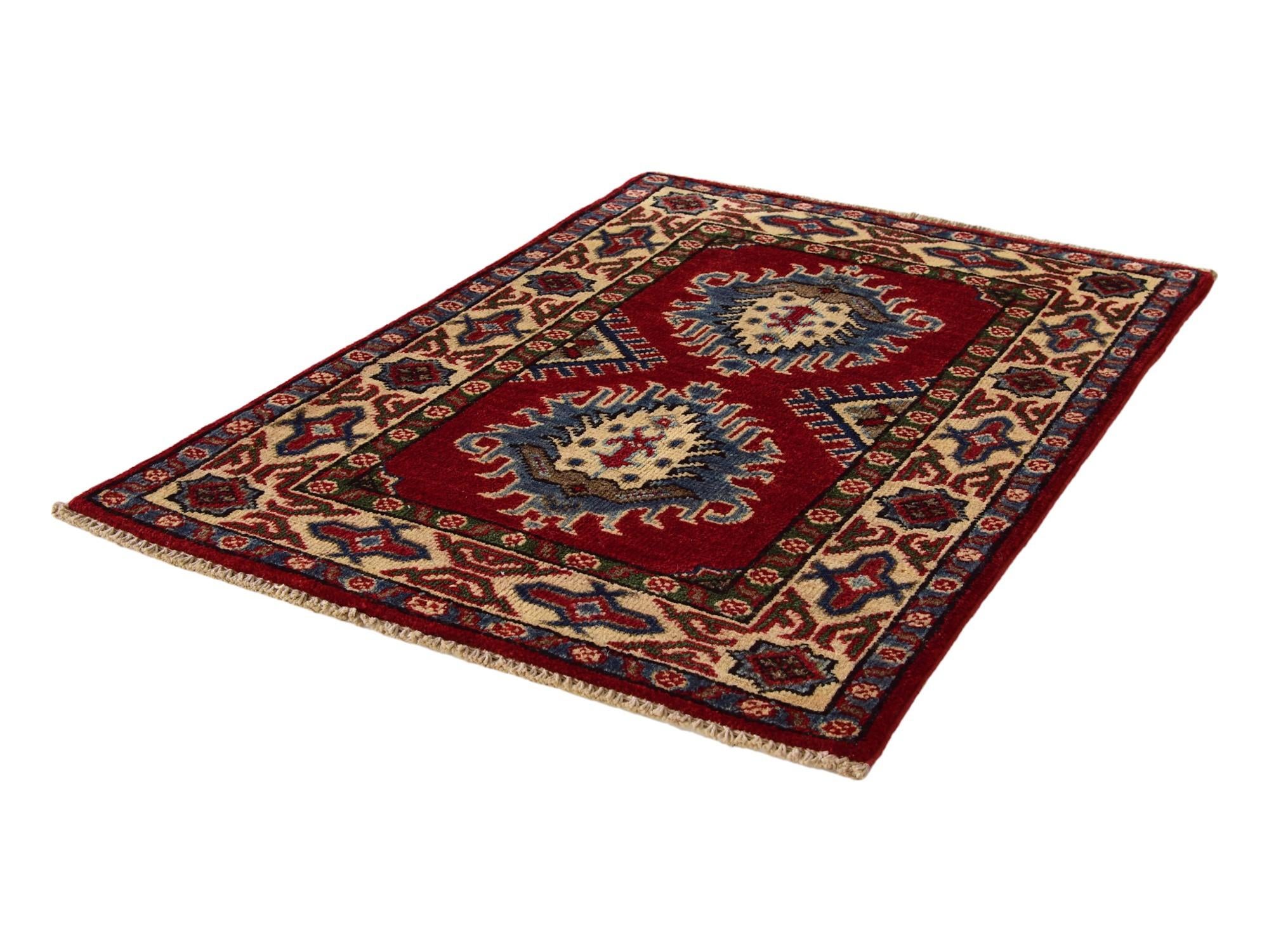 2' 2 x 3' Hand Knotted Kazak Rug
