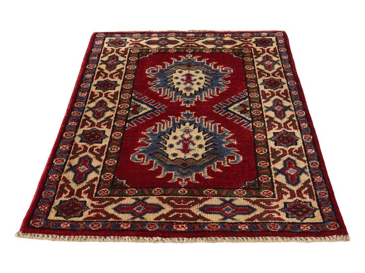 Detail image of 2' 2 x 3' Hand Knotted Kazak Rug