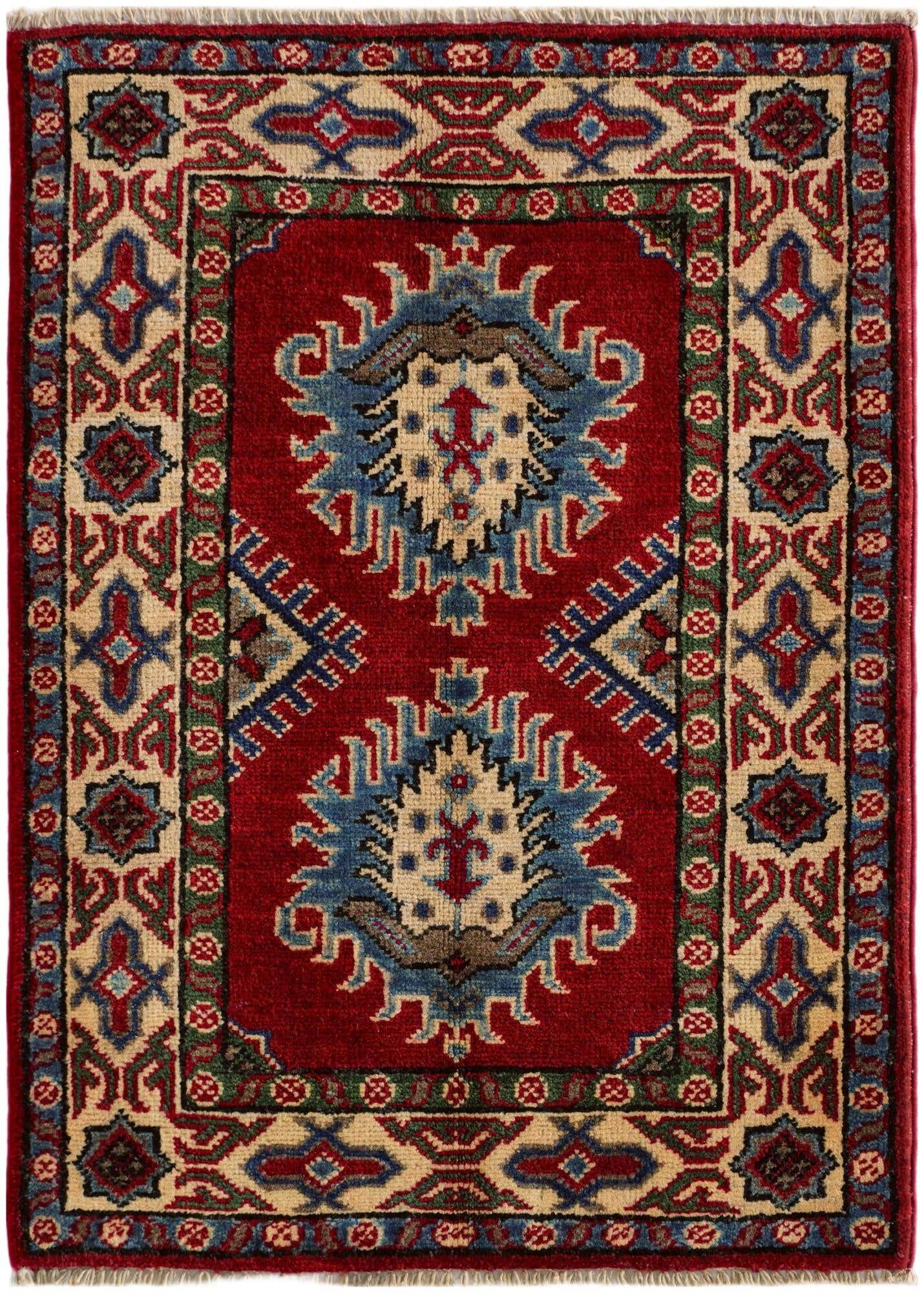 2' 2 x 3' Hand Knotted Kazak Rug