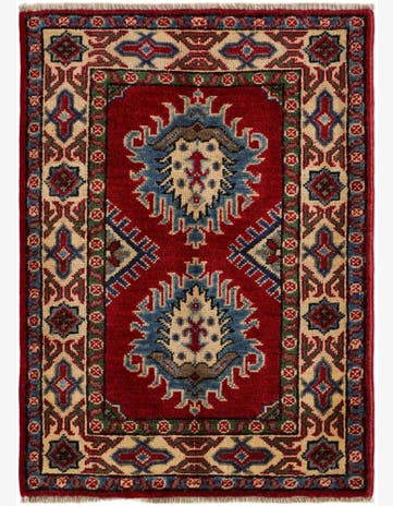 2' 2 x 3' Hand Knotted Kazak Rug
