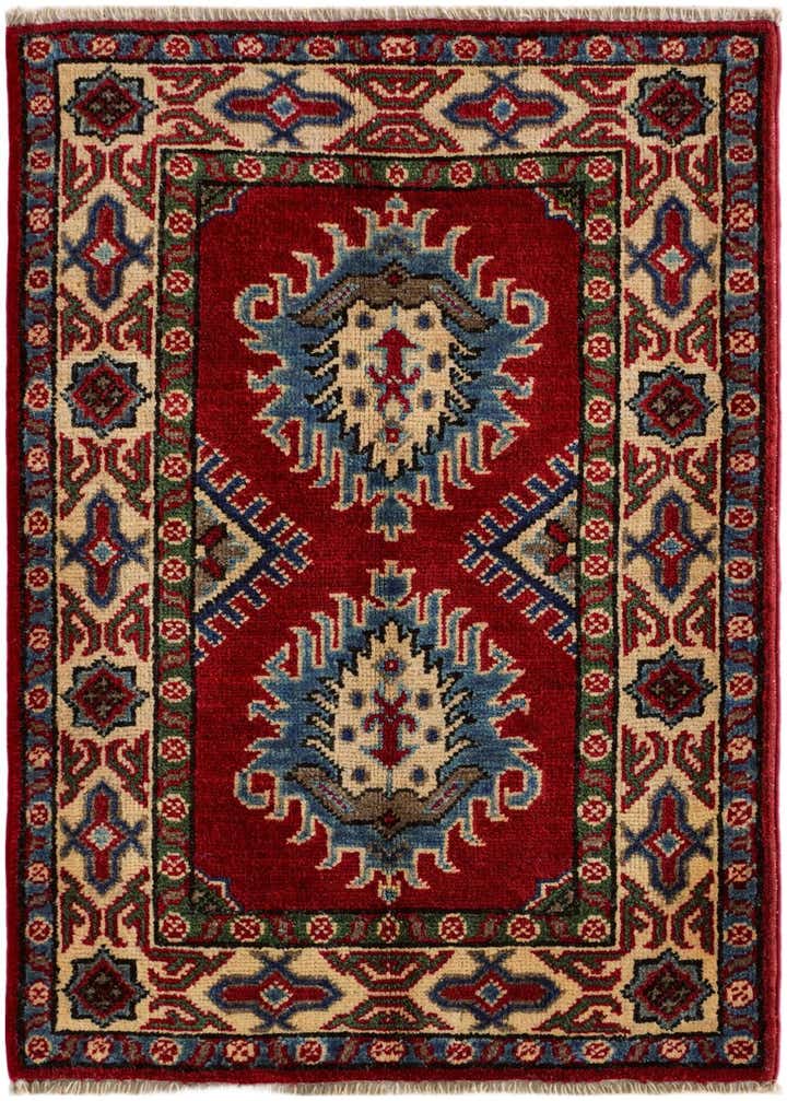 2' 2 x 3' Hand Knotted Kazak Rug