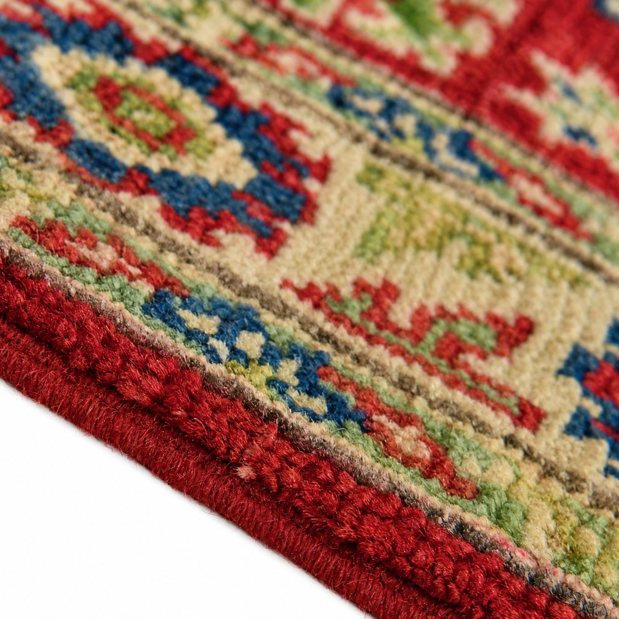 60cm x 90cm Hand Knotted Kazak Rug