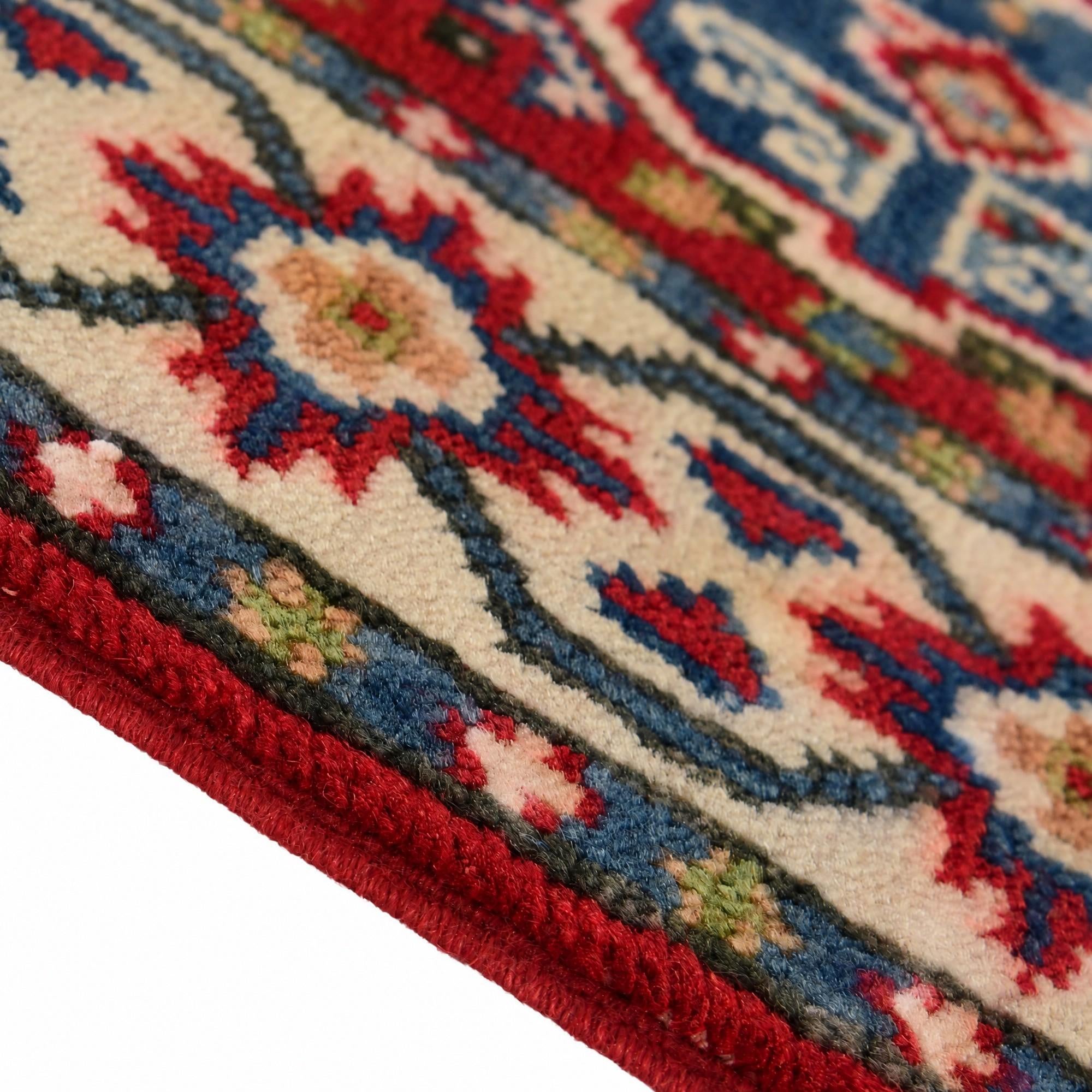 60cm x 100cm Hand Knotted Kazak Rug