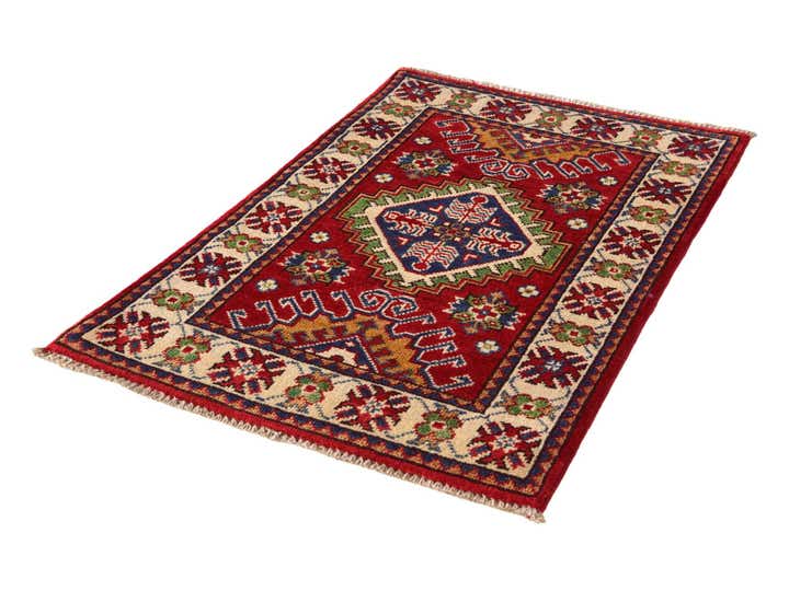 2' x 3' Hand Knotted Kazak Rug