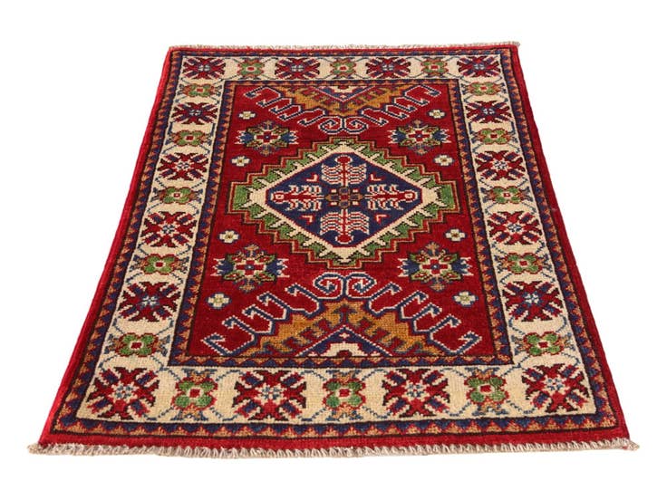 Detail image of 2' x 3' Hand Knotted Kazak Rug
