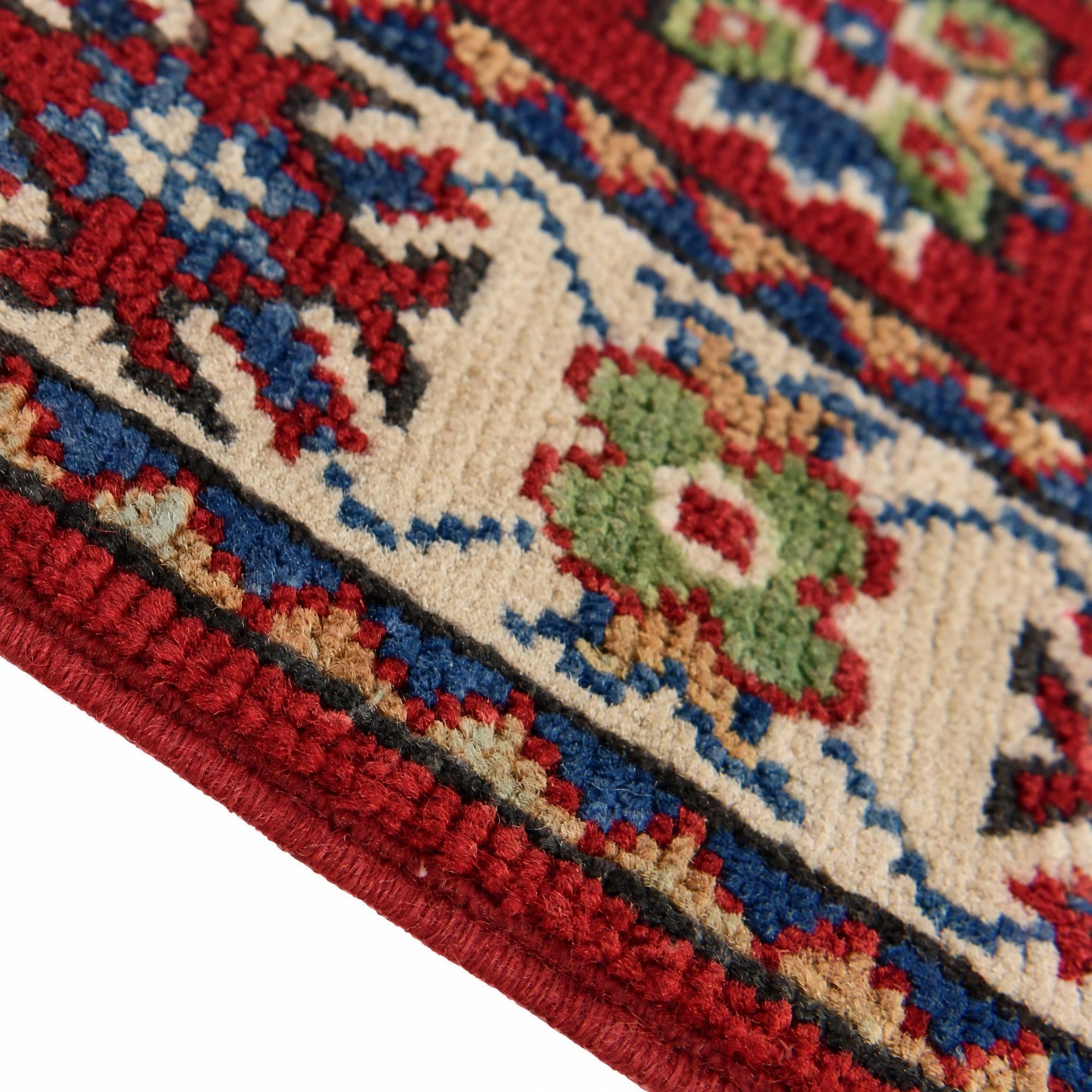 60cm x 90cm anudado a mano Kazak Alfombra