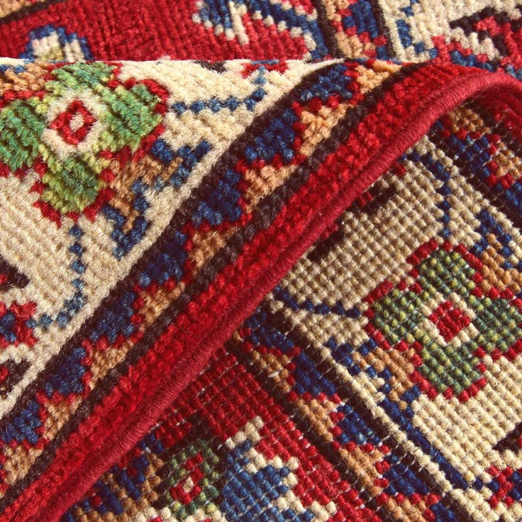 Detail image of 2' x 3' Hand Knotted Kazak Rug