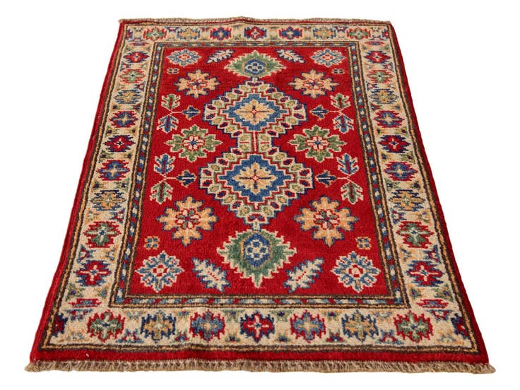 Detail image of 1' 11 x 3' 1 Hand Knotted Kazak Rug