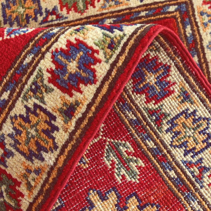 Detail image of 1' 11 x 3' 1 Hand Knotted Kazak Rug