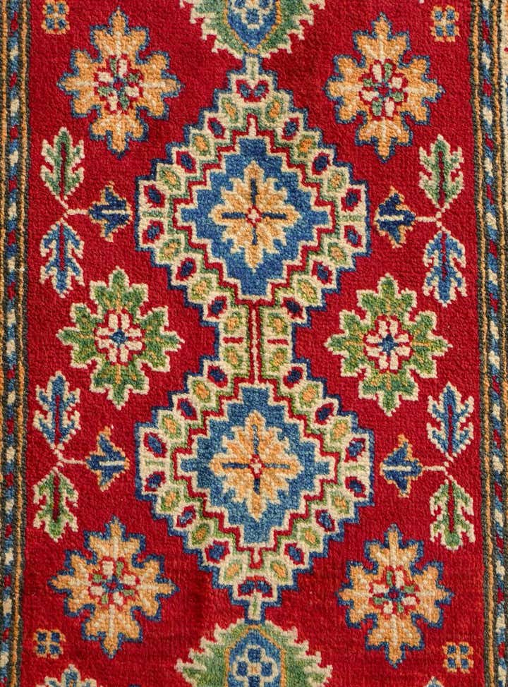 1' 11 x 3' 1 Hand Knotted Kazak Rug
