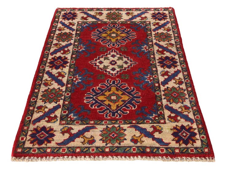 Detail image of 2' x 3' Hand Knotted Kazak Rug