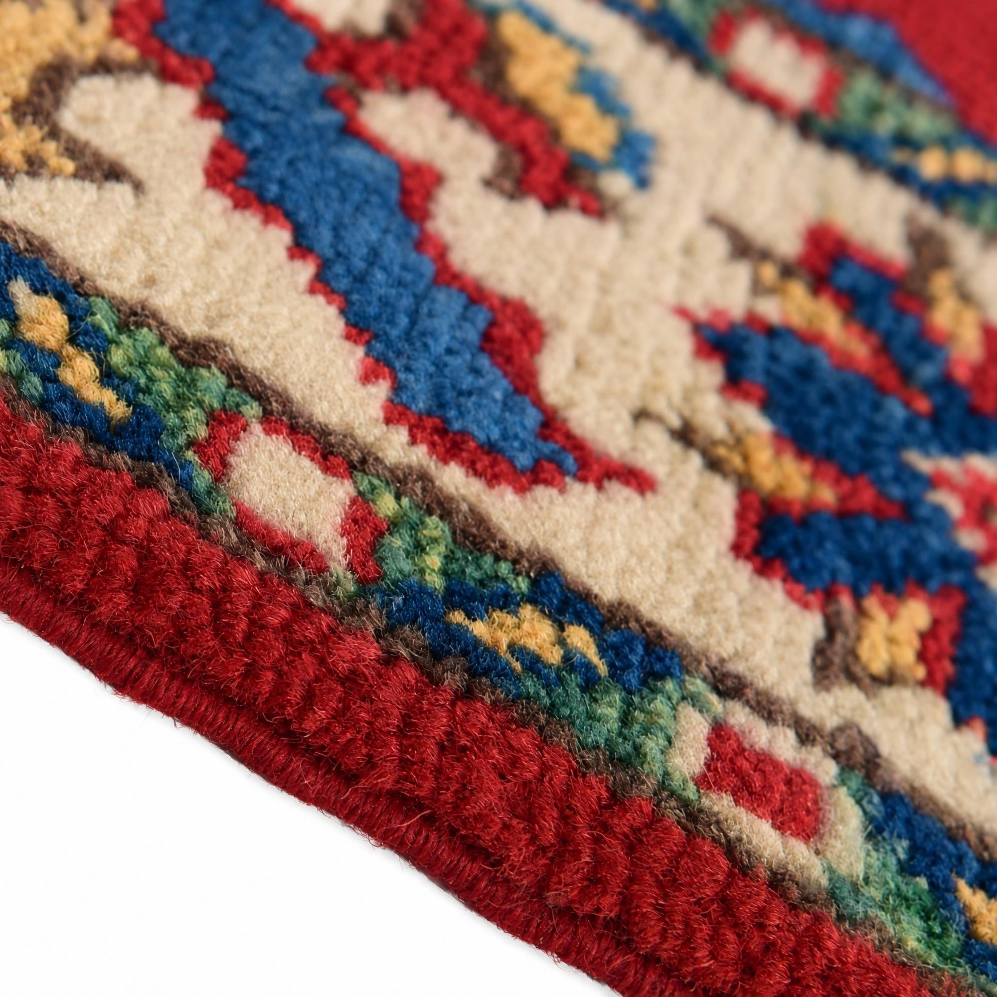 60cm x 90cm anudado a mano Kazak Alfombra