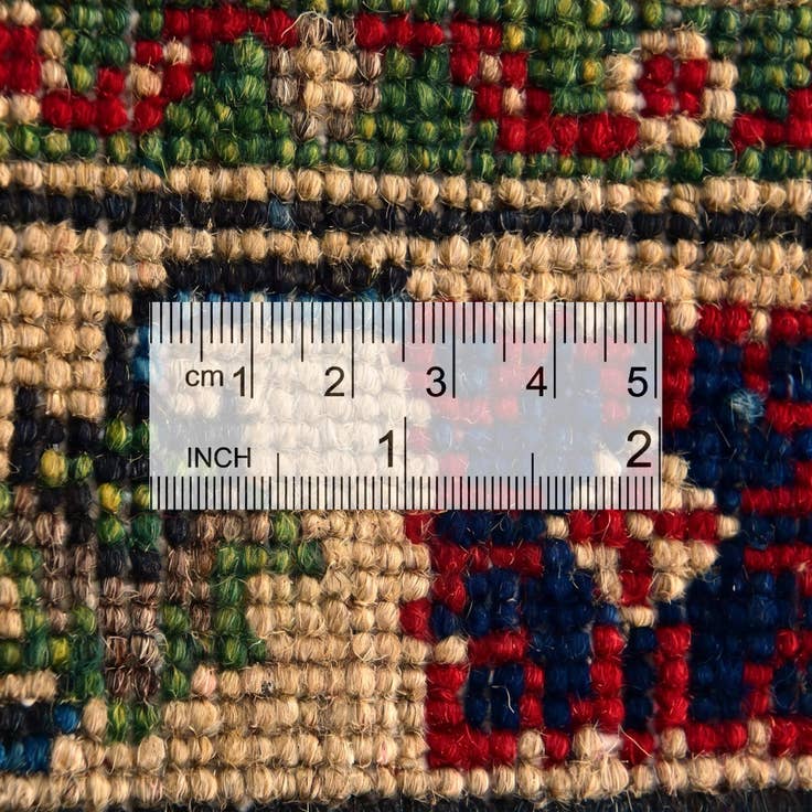 Detail image of 1' 11 x 2' 10 Hand Knotted Kazak Rug