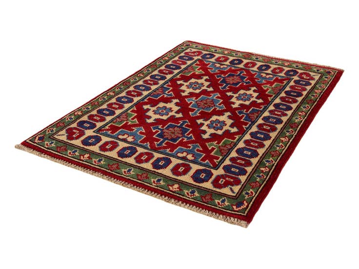 Detail image of 2' 1 x 3' Hand Knotted Kazak Rug