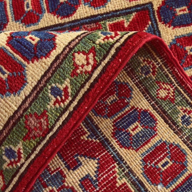 Detail image of 2' 1 x 3' Hand Knotted Kazak Rug