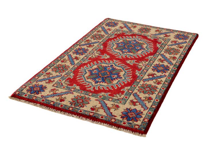 2' x 3' 2 Hand Knotted Kazak Rug