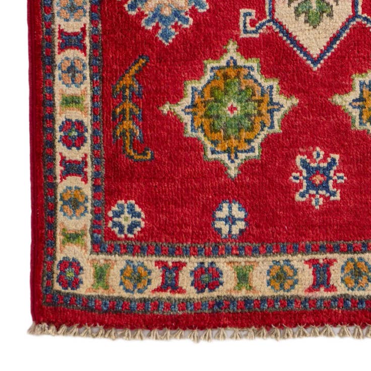 Detail image of 2' x 3' 1 Hand Knotted Kazak Rug