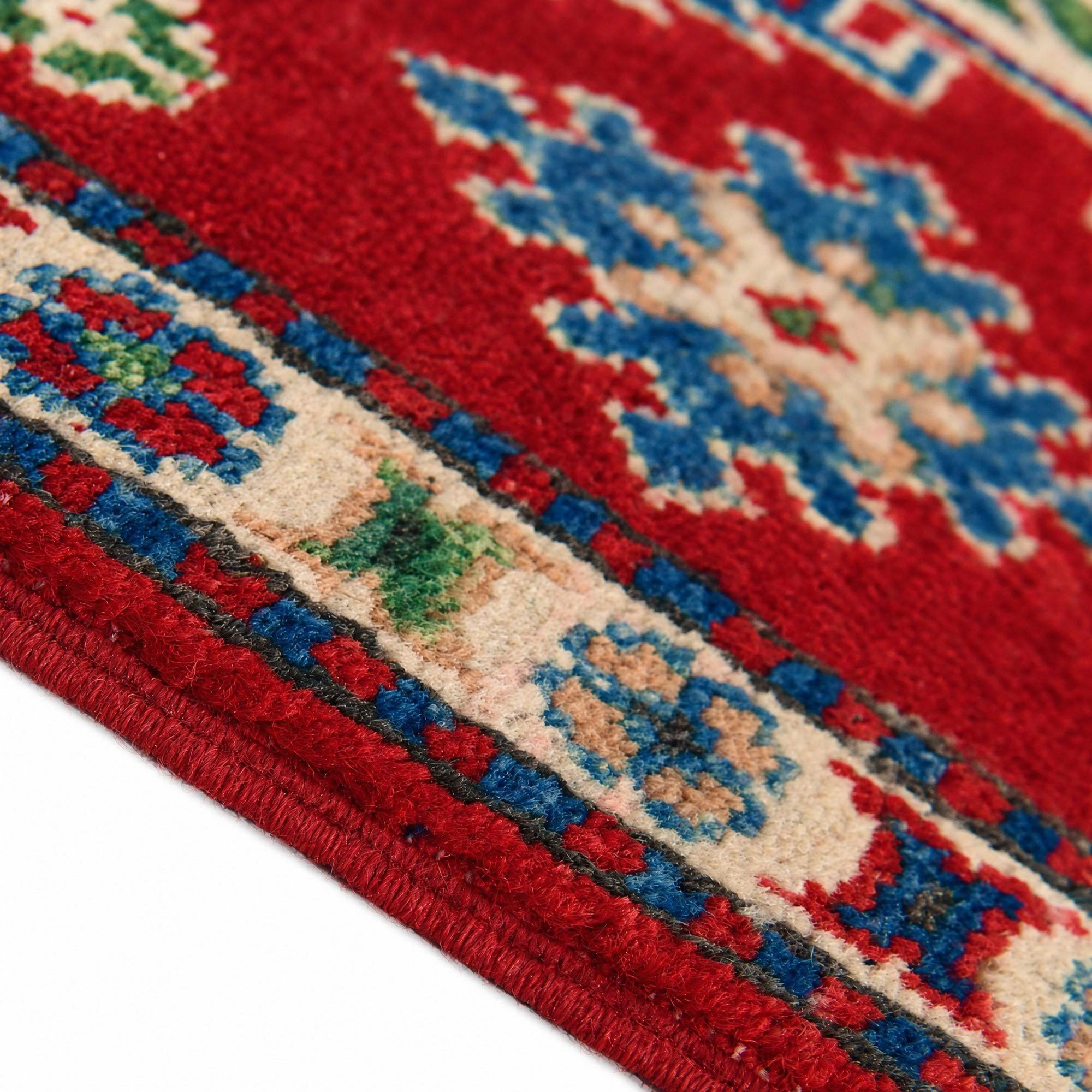 60cm x 95cm Hand Knotted Kazak Rug
