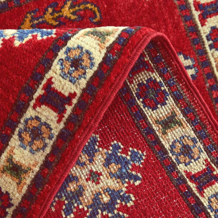 Detail image of 2' x 3' 1 Hand Knotted Kazak Rug
