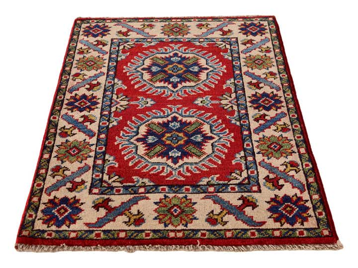 2' 1 x 2' 11 Hand Knotted Kazak Rug