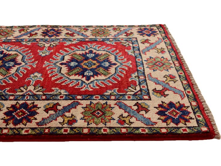 Detail image of 2' 1 x 2' 11 Hand Knotted Kazak Rug