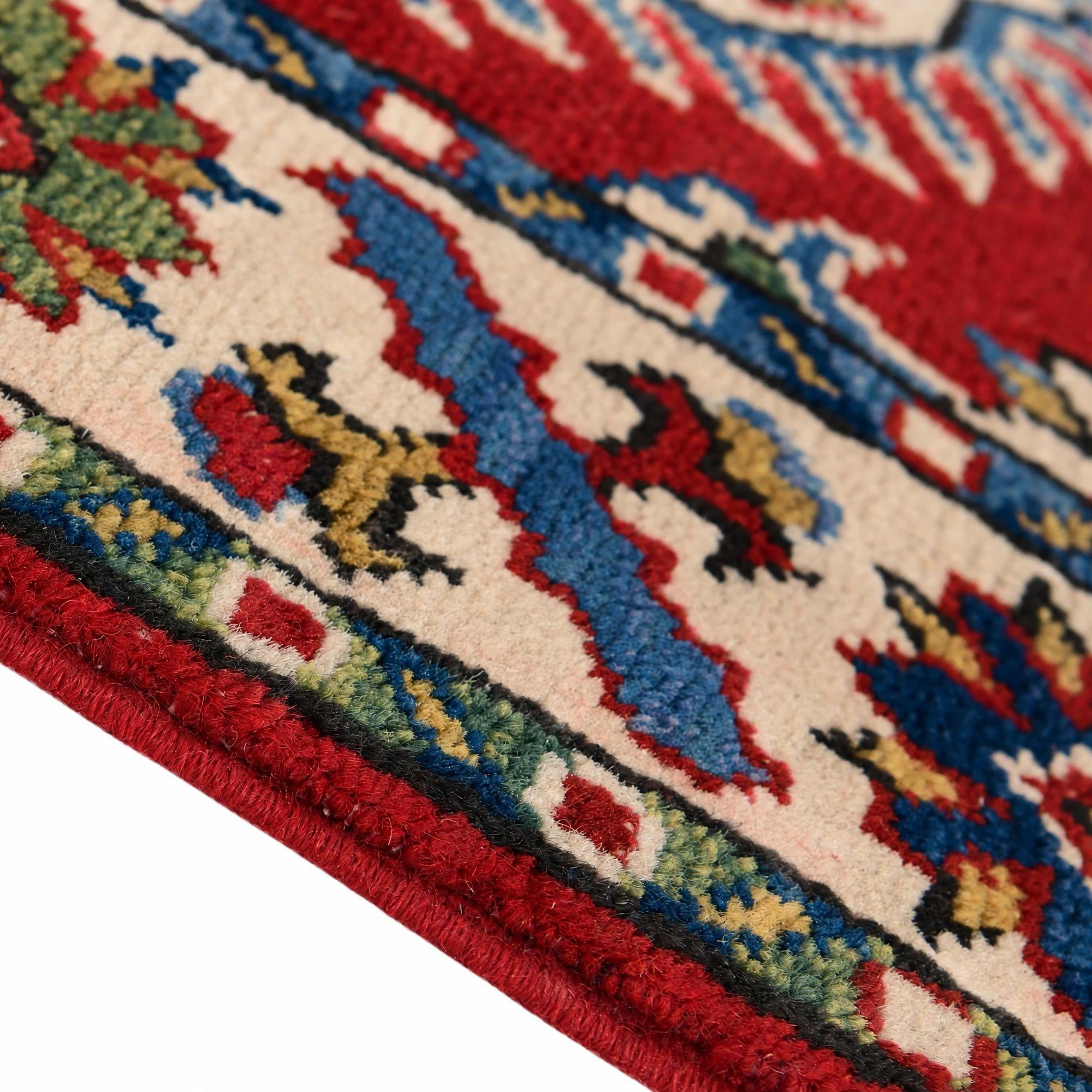 65cm x 90cm Hand Knotted Kazak Rug