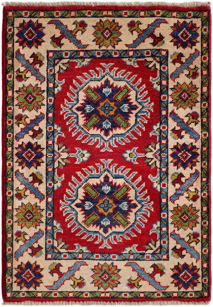 2' 1 x 2' 11 Hand Knotted Kazak Rug