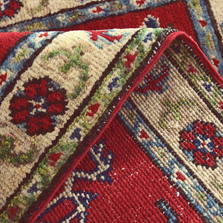 2' x 2' 11 Hand Knotted Kazak Rug