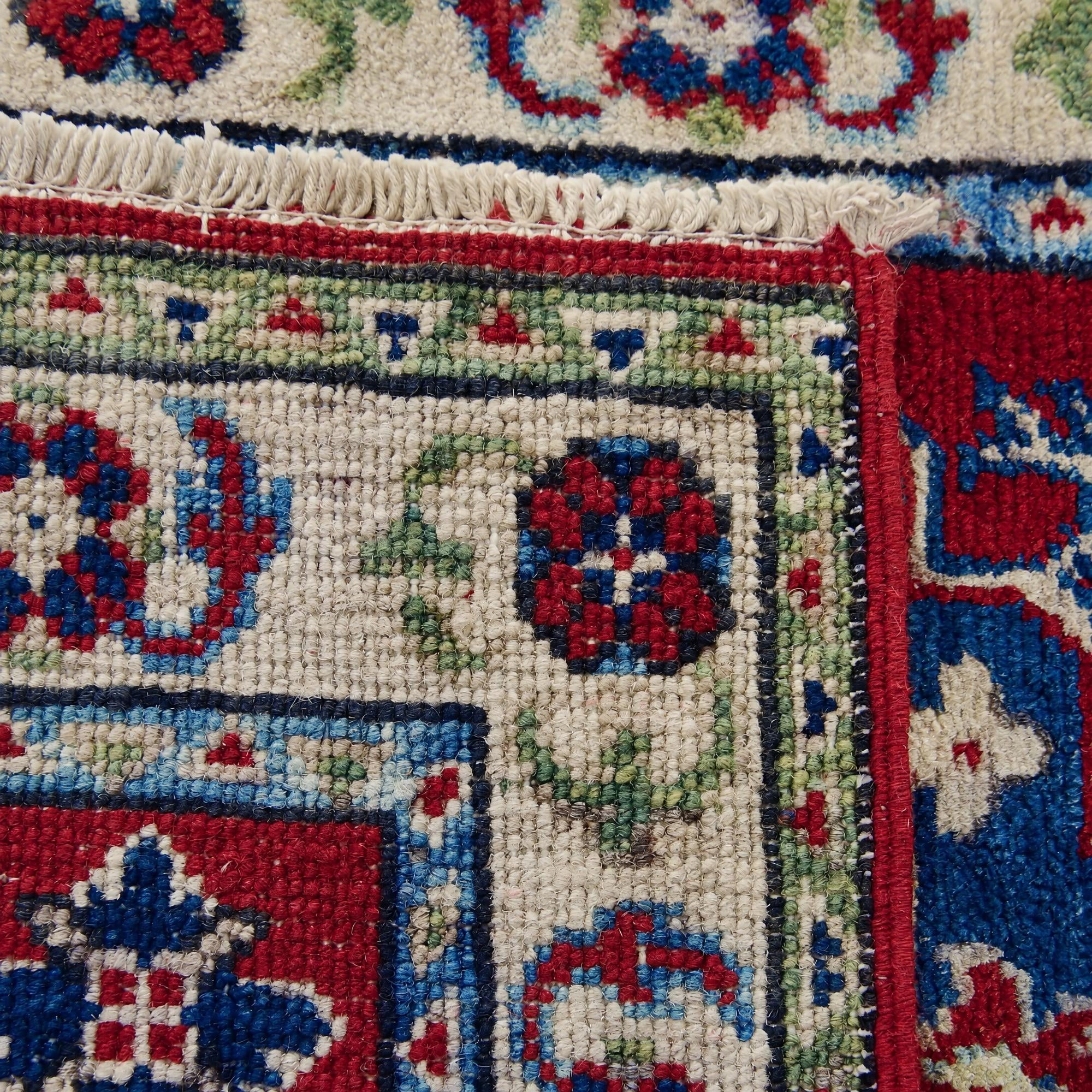 60cm x 90cm Hand Knotted Kazak Rug