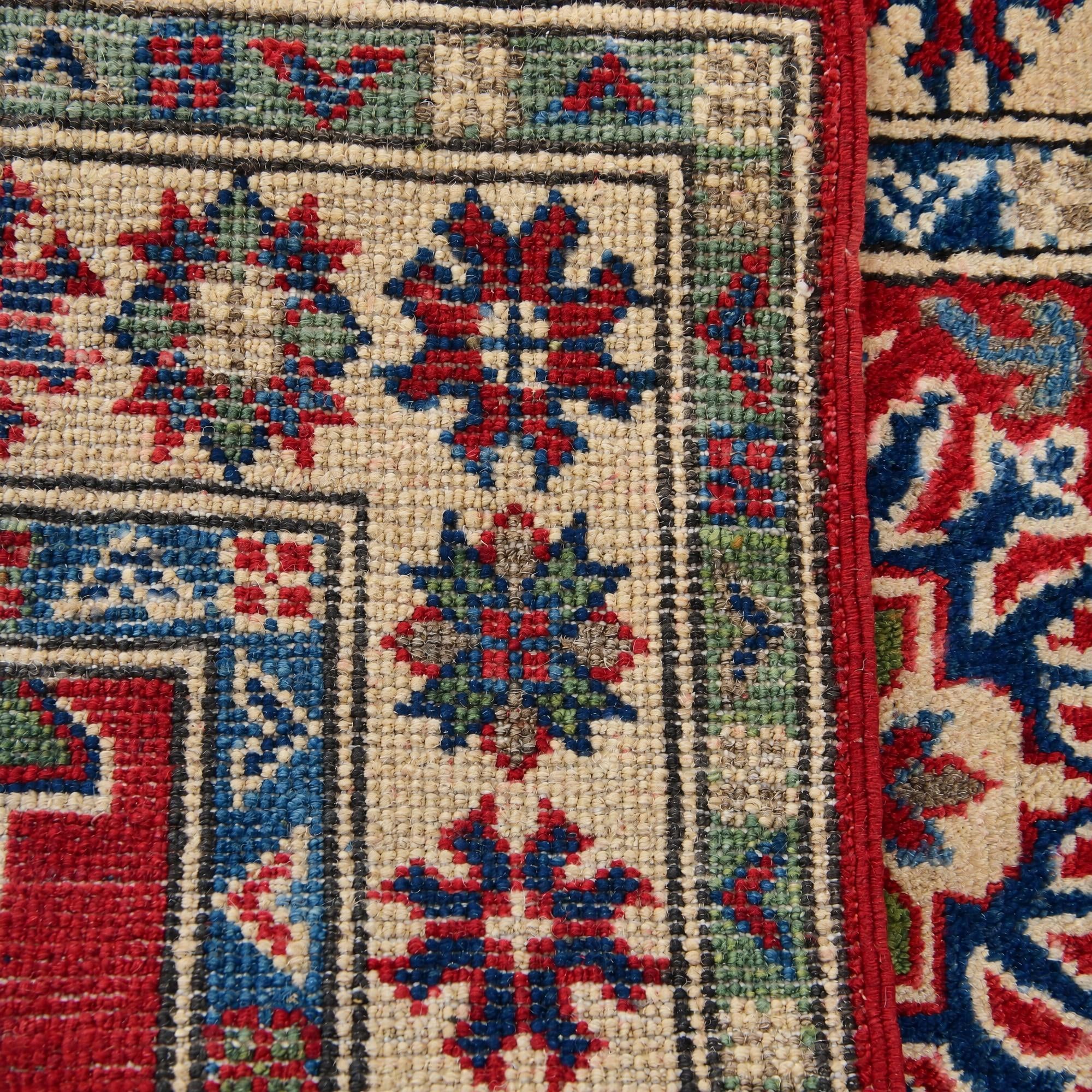 60cm x 90cm Hand Knotted Kazak Rug