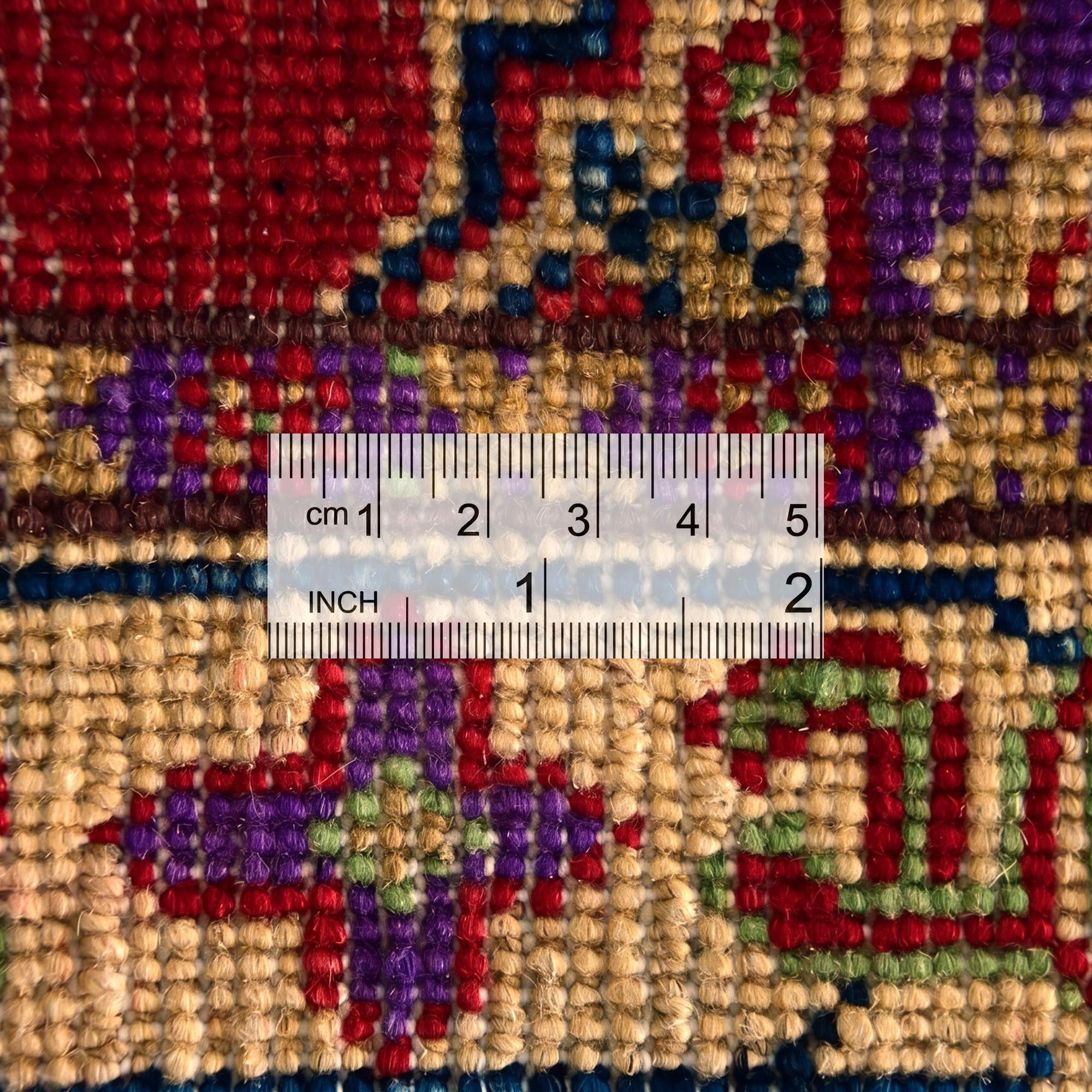 2' 1 x 3' Hand Knotted Kazak Rug