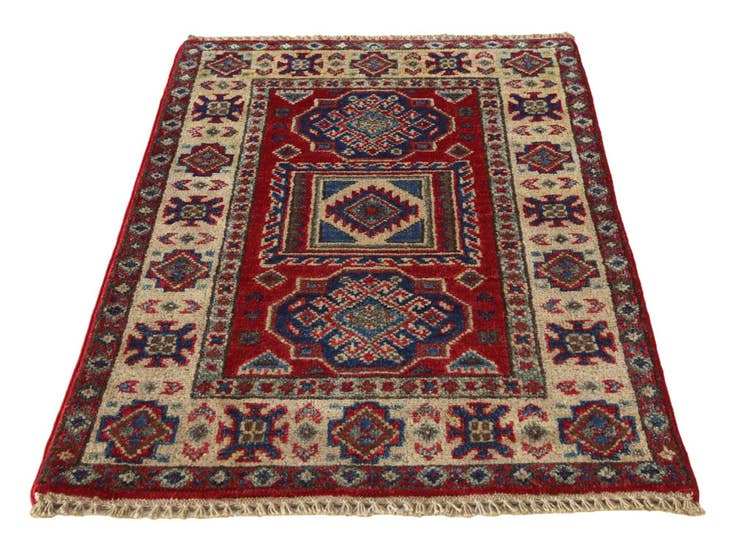 Detail image of 2' x 3' Hand Knotted Kazak Rug