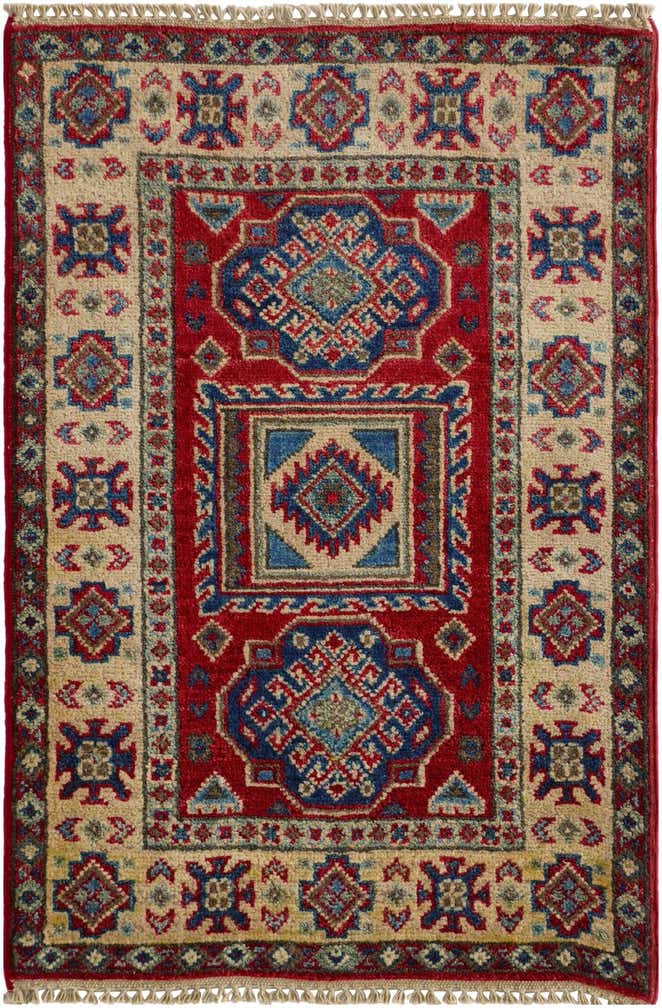 2' x 3' Hand Knotted Kazak Rug