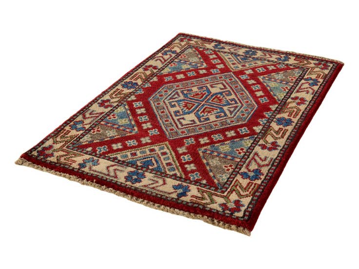 Detail image of 2' x 3' Hand Knotted Kazak Rug