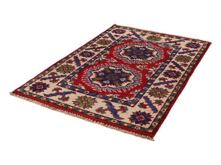 2' x 2' 11 Hand Knotted Kazak Rug