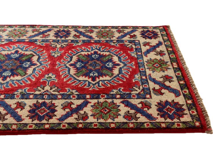 Detail image of 2' x 2' 11 Hand Knotted Kazak Rug