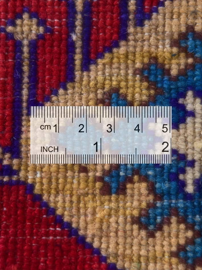 Detail image of 2' x 2' 7 Hand Knotted Kazak Rug