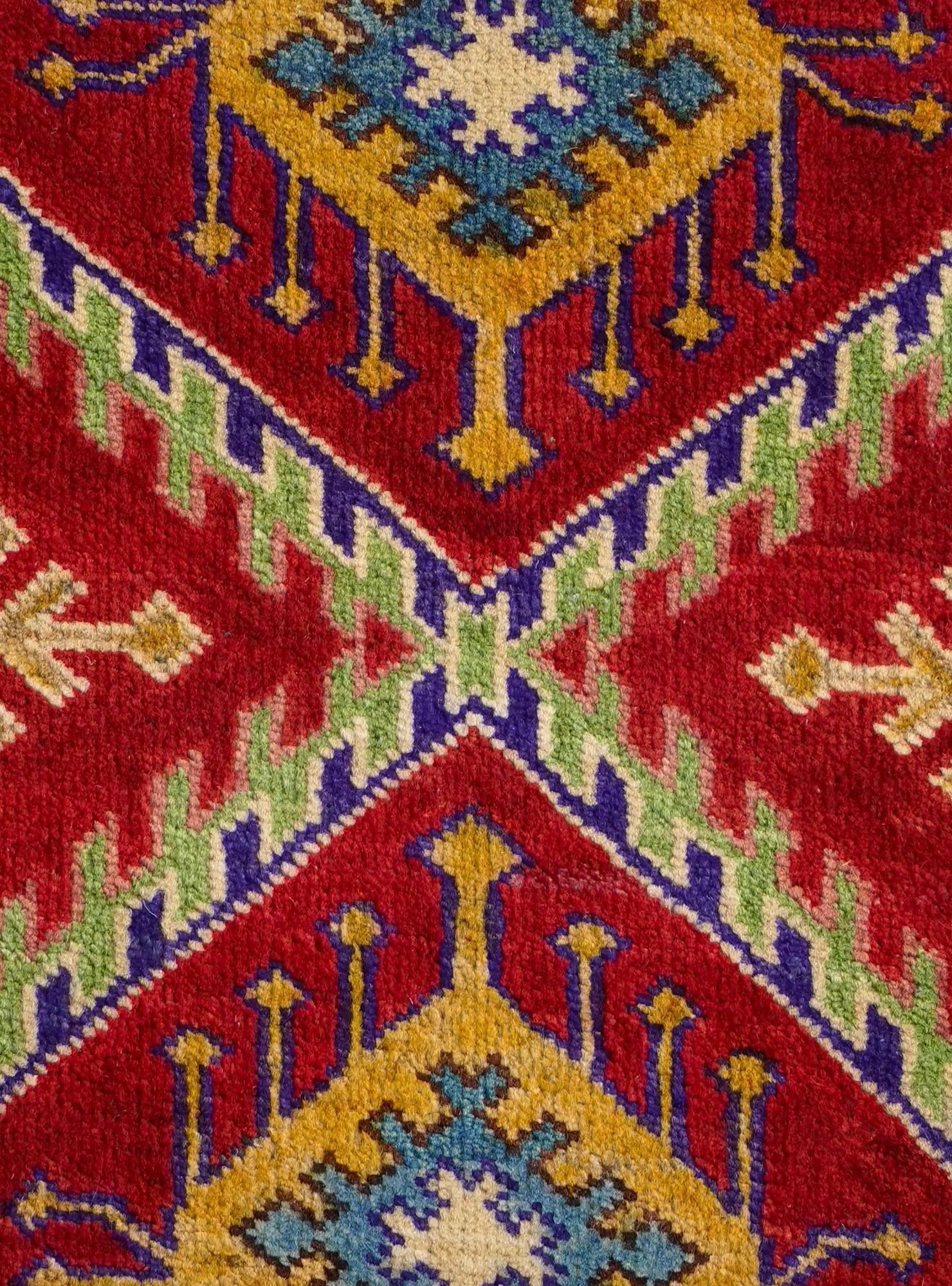 2' x 2' 7 Hand Knotted Kazak Rug