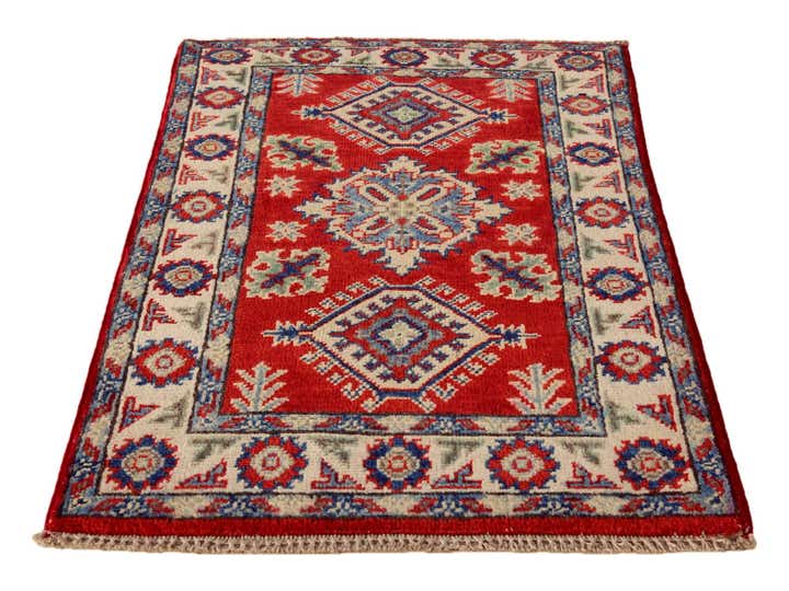 2' x 2' 11 Hand Knotted Kazak Rug