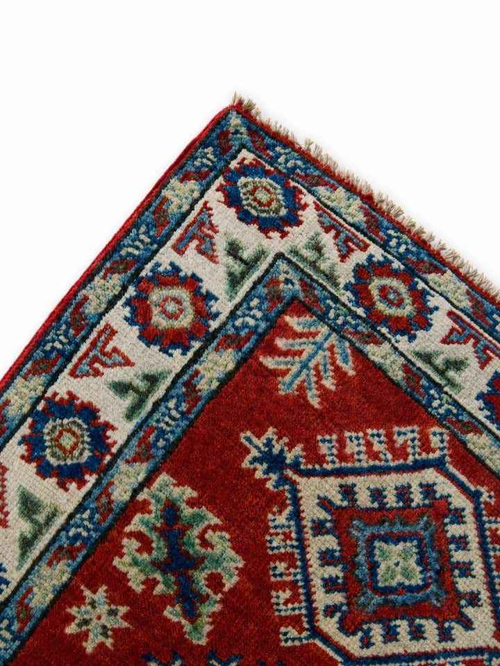 2' x 2' 11 Hand Knotted Kazak Rug