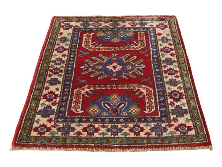 2' 2 x 2' 9 Hand Knotted Kazak Rug