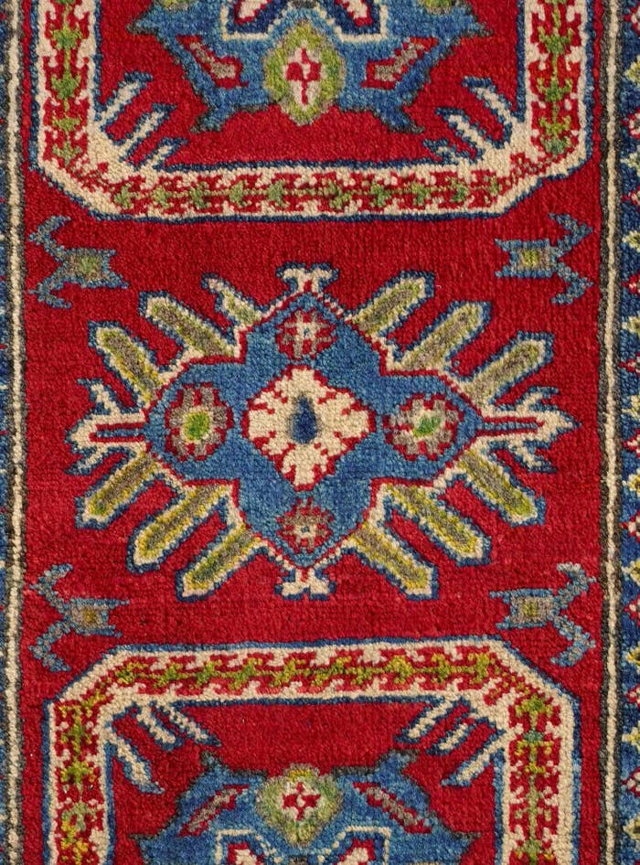 Detail image of 2' 2 x 2' 9 Hand Knotted Kazak Rug
