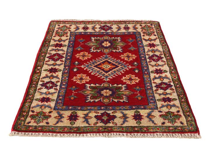 2' 1 x 2' 11 Hand Knotted Kazak Rug