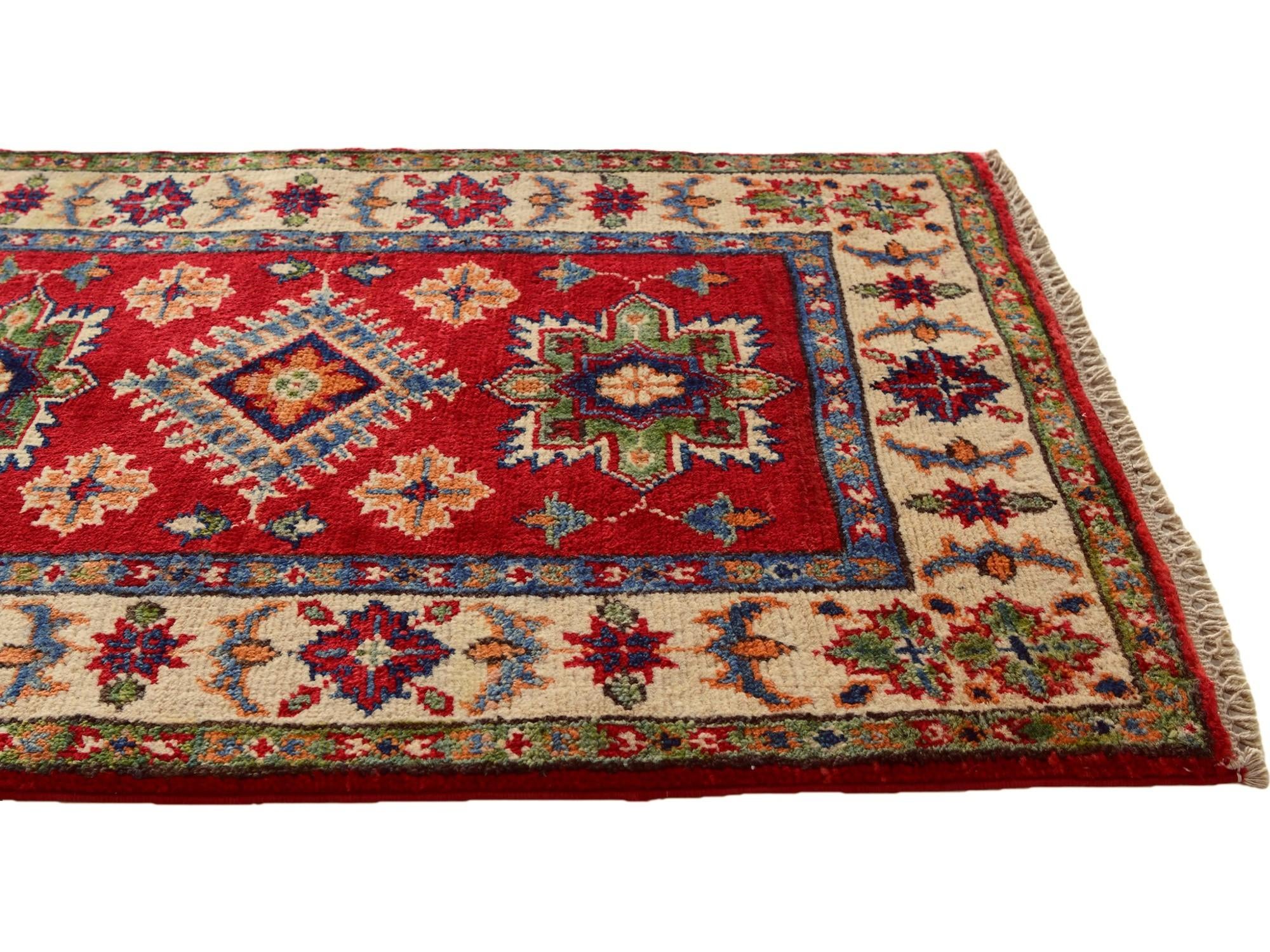 2' 1 x 2' 11 Hand Knotted Kazak Rug
